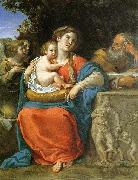 Francesco Albani The Holy Family oil on canvas